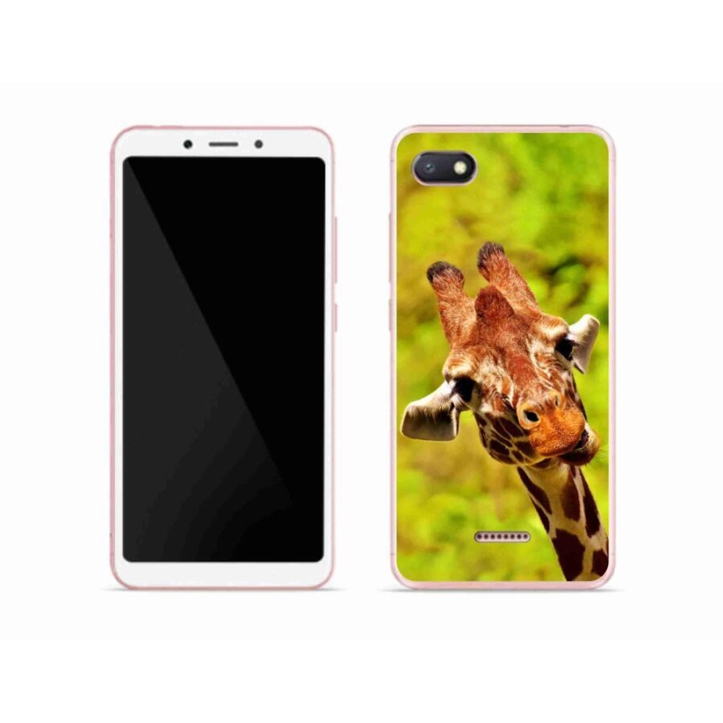 Gél borítás mmCase a Xiaomi Redmi 6A számára - zsiráf