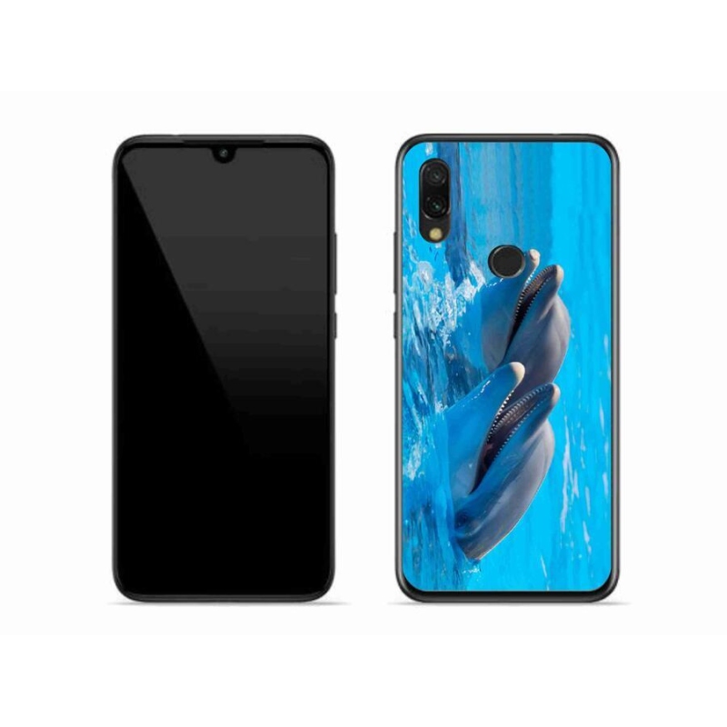 Gél borítás mmCase a Xiaomi Redmi 7-hez - delfinek
