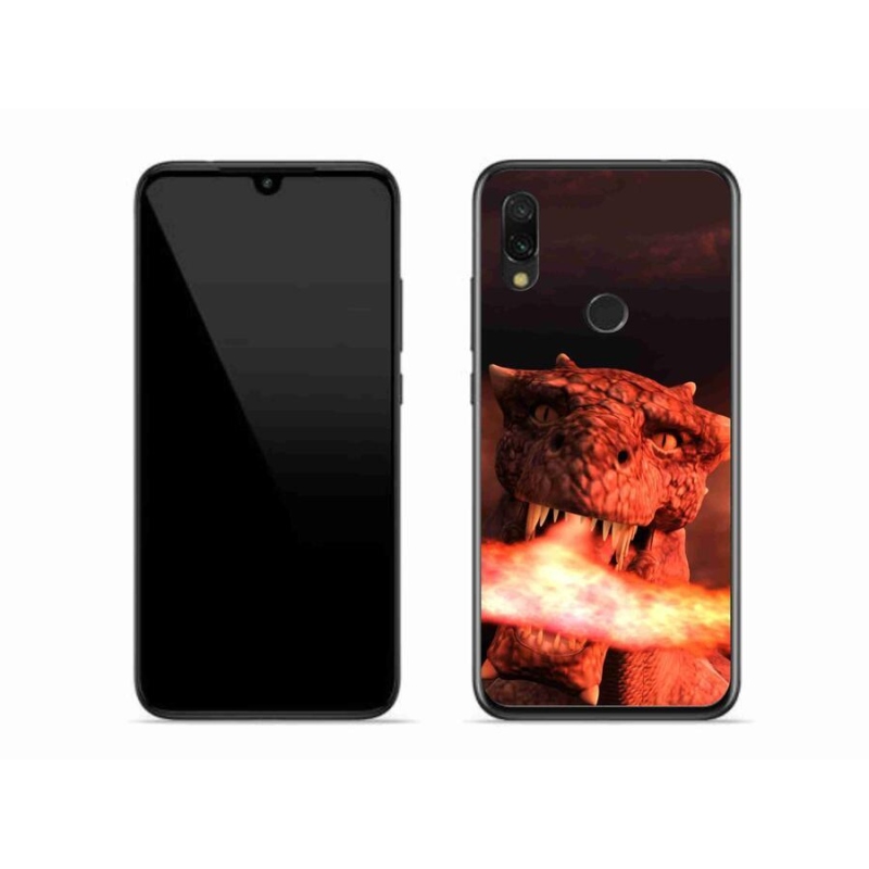 Gél borítás mmCase a Xiaomi Redmi 7-hez - sárkány