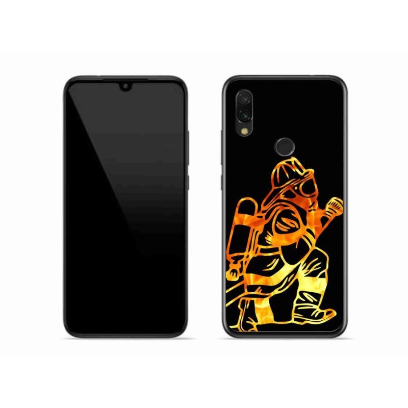 Gél borítás mmCase a Xiaomi Redmi 7-hez - tűzoltó 1