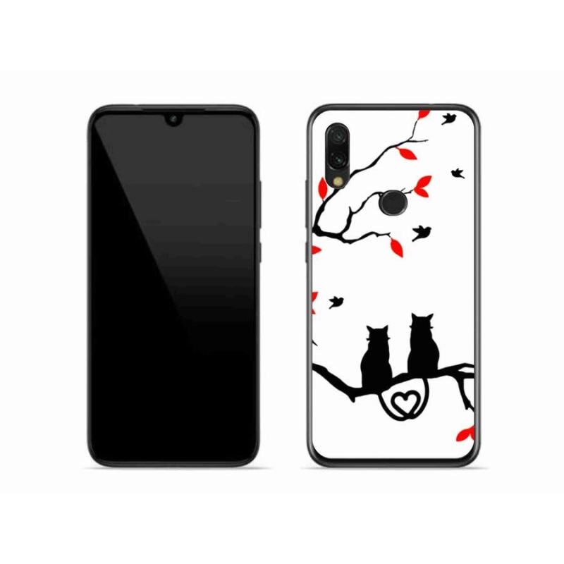 Gél borítás mmCase a Xiaomi Redmi 7-hez - macska szeretet