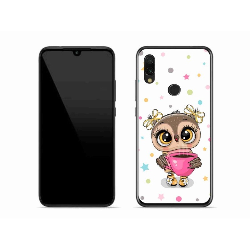 Gél borítás mmCase a Xiaomi Redmi 7-hez - rajzfilm bagoly