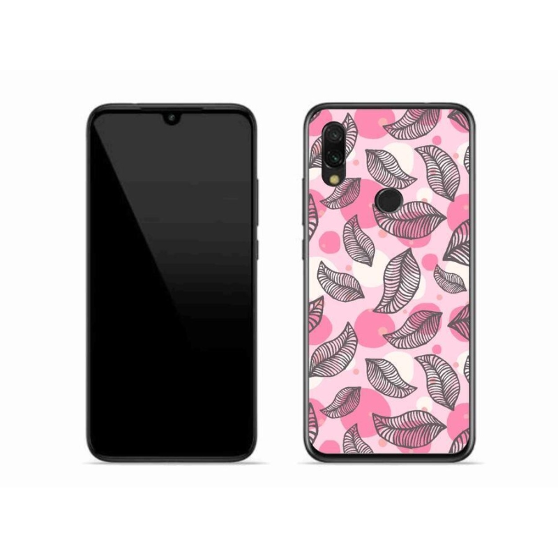 Gél borító mmCase a Xiaomi Redmi 7-hez - rajzfilmes hulló levelek