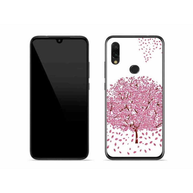 Gél borító mmCase a Xiaomi Redmi 7-hez - rajzfilmfa levelekkel