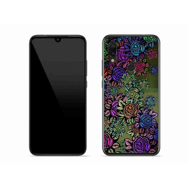 Gél borítás mmCase a Xiaomi Redmi 7 - virágok 6
