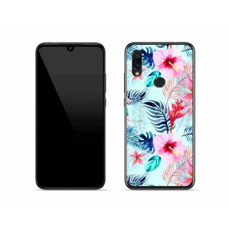 Gél borítás mmCase a Xiaomi Redmi 7-hez - virágok