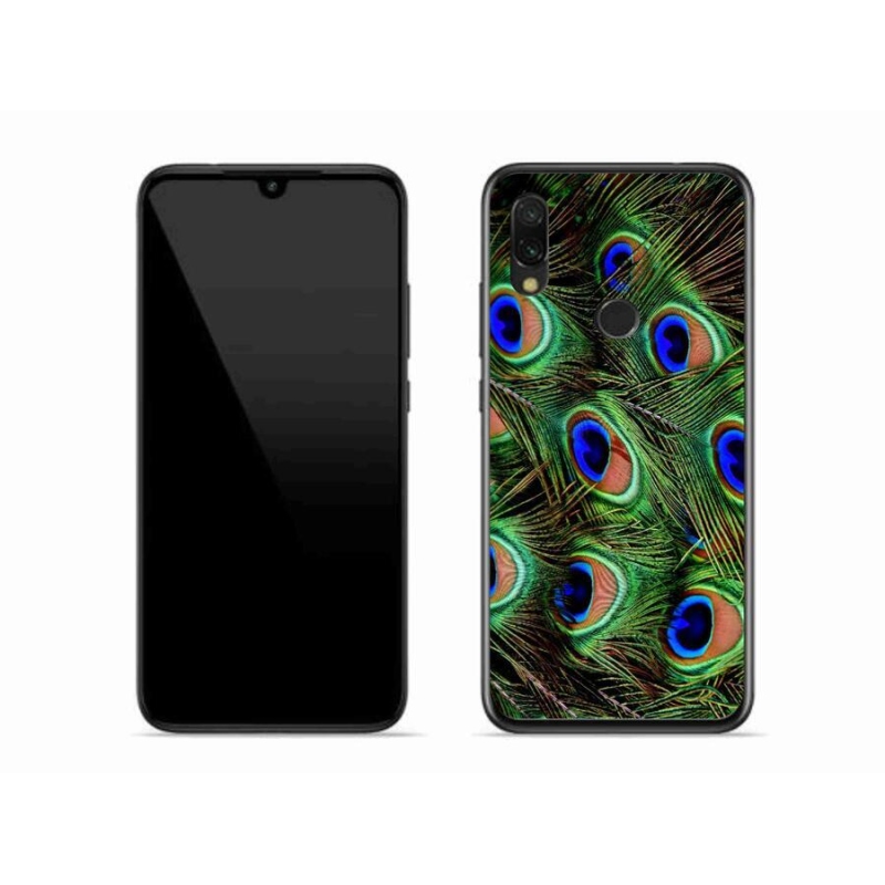 Gél borítás mmCase a Xiaomi Redmi 7-hez - pávatoll