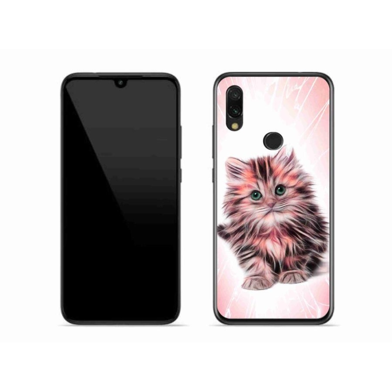 Gél borítás mmCase a Xiaomi Redmi 7-hez - aranyos cica