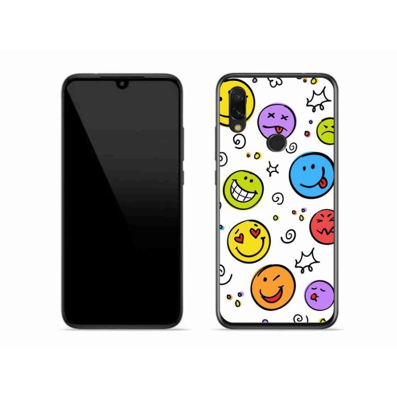 Gél borító mmCase a Xiaomi Redmi 7-hez - smiley-k