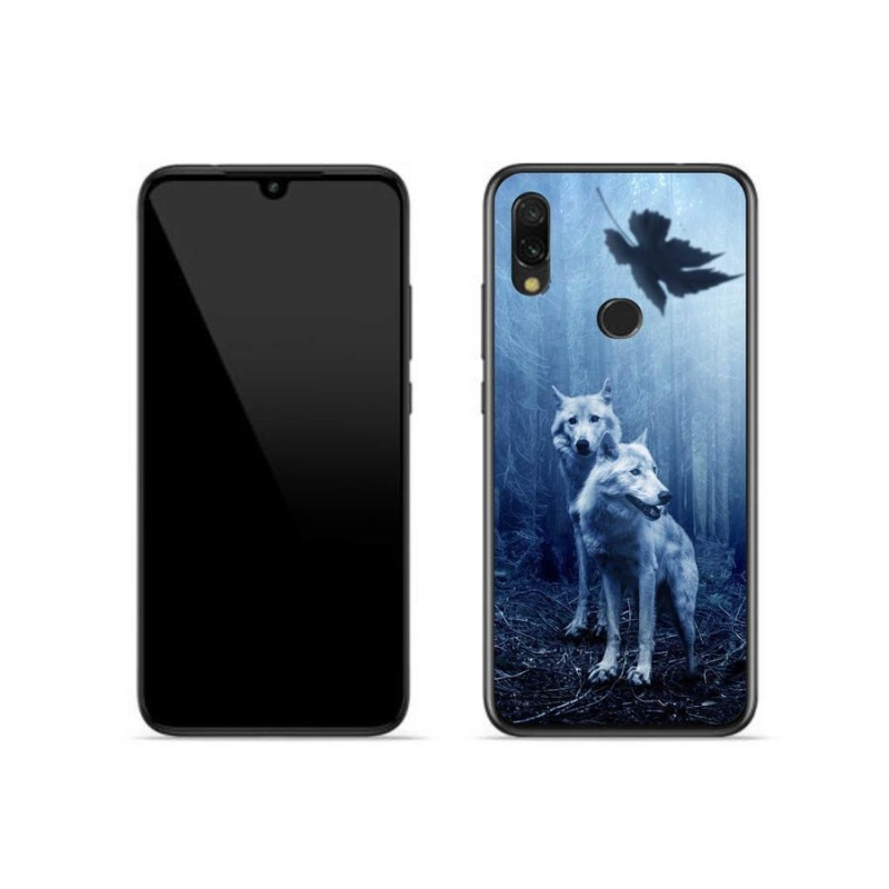 Gél borítás mmCase a Xiaomi Redmi 7-hez - farkasok az erdőben