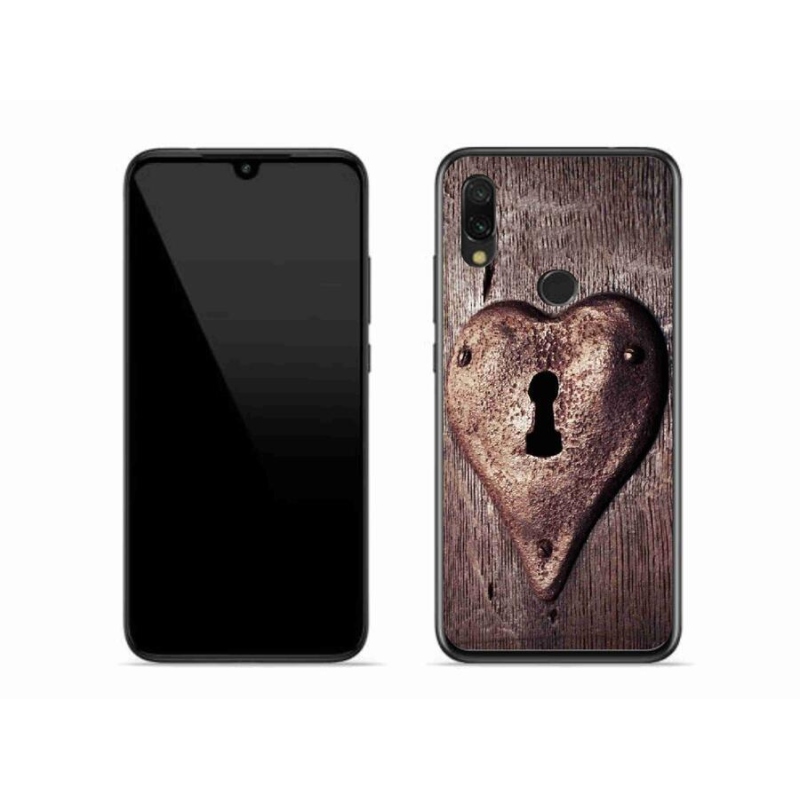 Gél borító mmCase a Xiaomi Redmi 7-hez - szív alakú zár