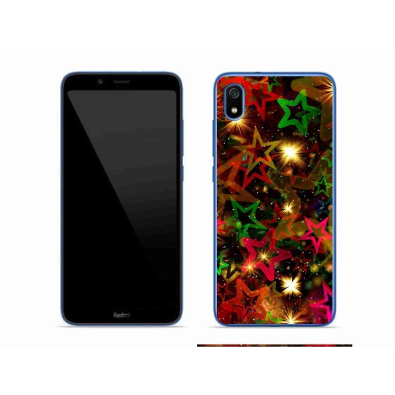 Gél borítás mmCase a Xiaomi Redmi 7A számára - színes csillagok