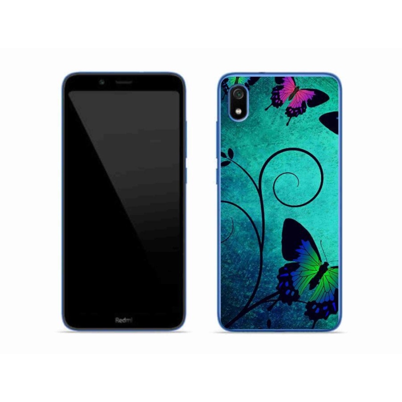 Gél borítás mmCase a Xiaomi Redmi 7A számára - színes pillangók