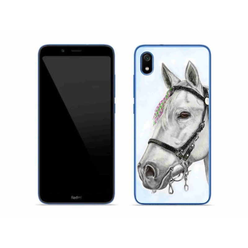 Gél borítás mmCase a Xiaomi Redmi 7A - fehér ló 1