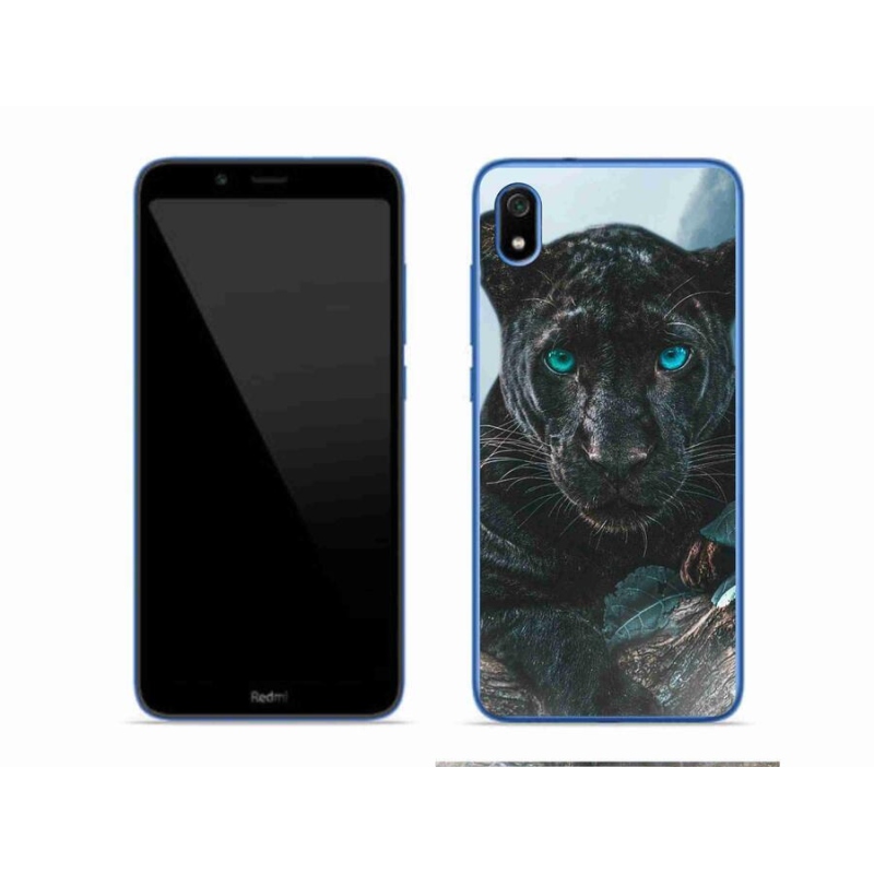 Gél borítás mmCase a Xiaomi Redmi 7A számára - fekete párduc