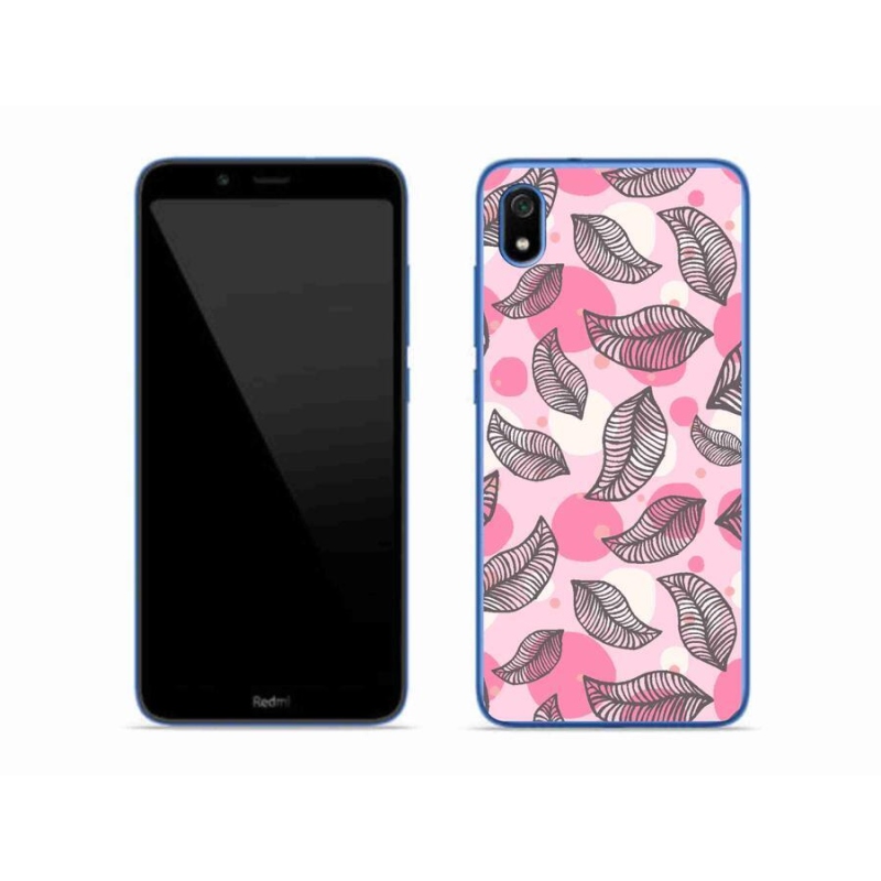 Gél borítás mmCase a Xiaomi Redmi 7A számára - rajzfilmes hulló levelek