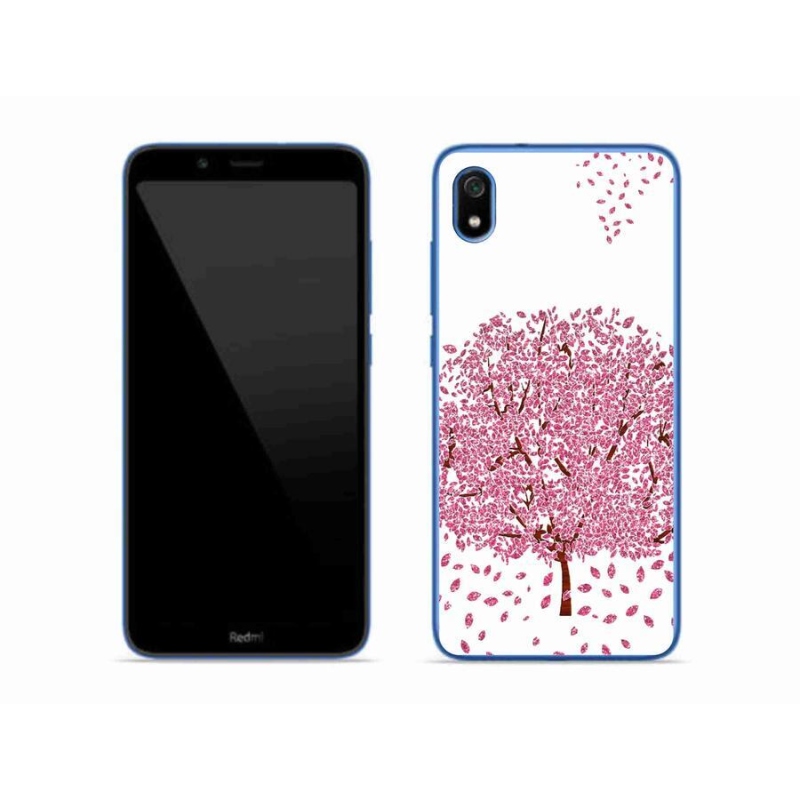 Gél borítás mmCase a Xiaomi Redmi 7A számára - rajzfilmfa levelekkel