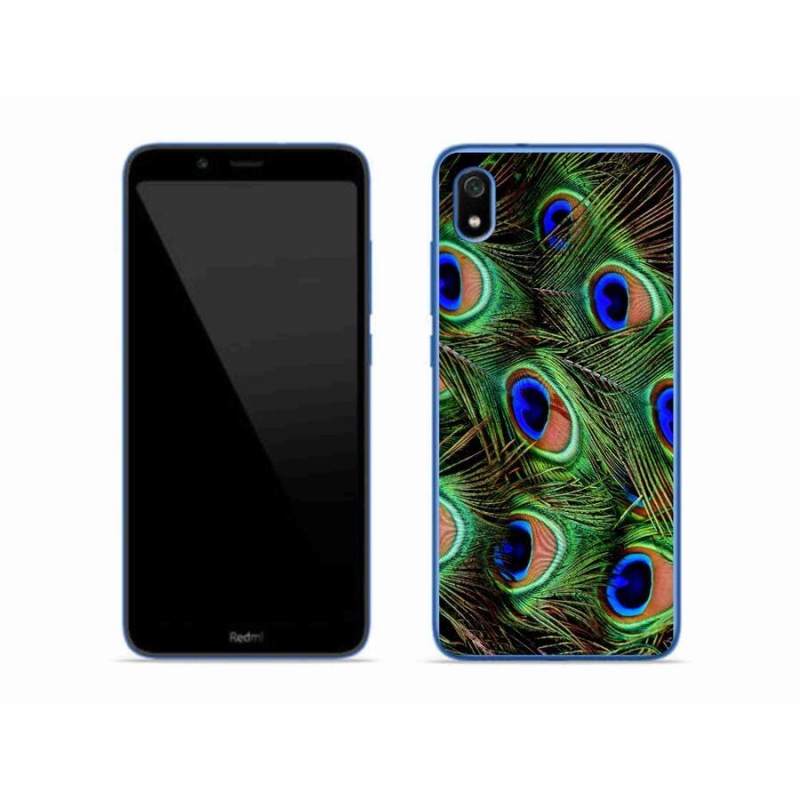 Gél borítás mmCase a Xiaomi Redmi 7A számára - pávatoll