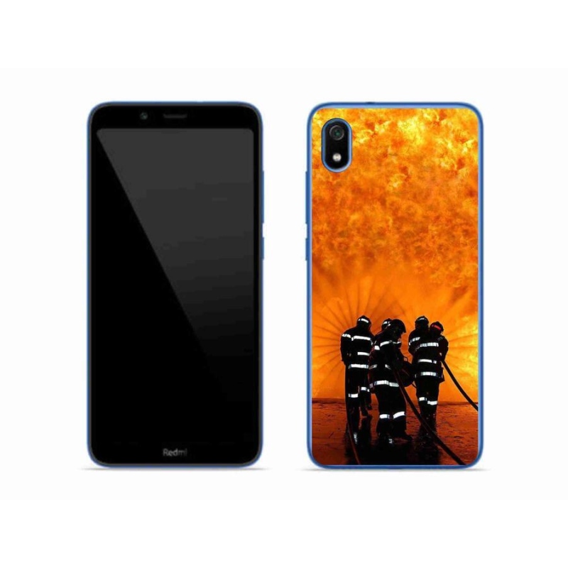 Gél borítás mmCase a Xiaomi Redmi 7A számára - tűz