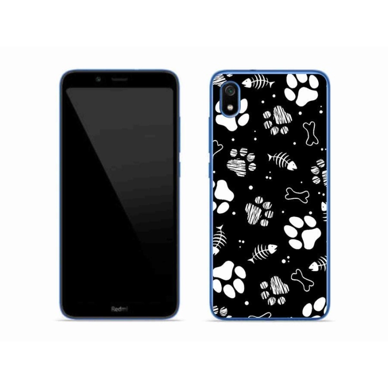 Gél borítás mmCase a Xiaomi Redmi 7A számára - kutyamancsok