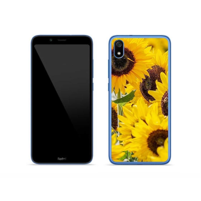 Gél borítás mmCase a Xiaomi Redmi 7A számára - Napraforgó