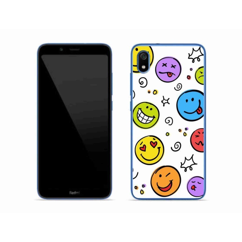 Gél borítás mmCase a Xiaomi Redmi 7A számára - smiley-k