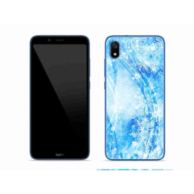 Gél borítás mmCase a Xiaomi Redmi 7A számára - hópelyhek
