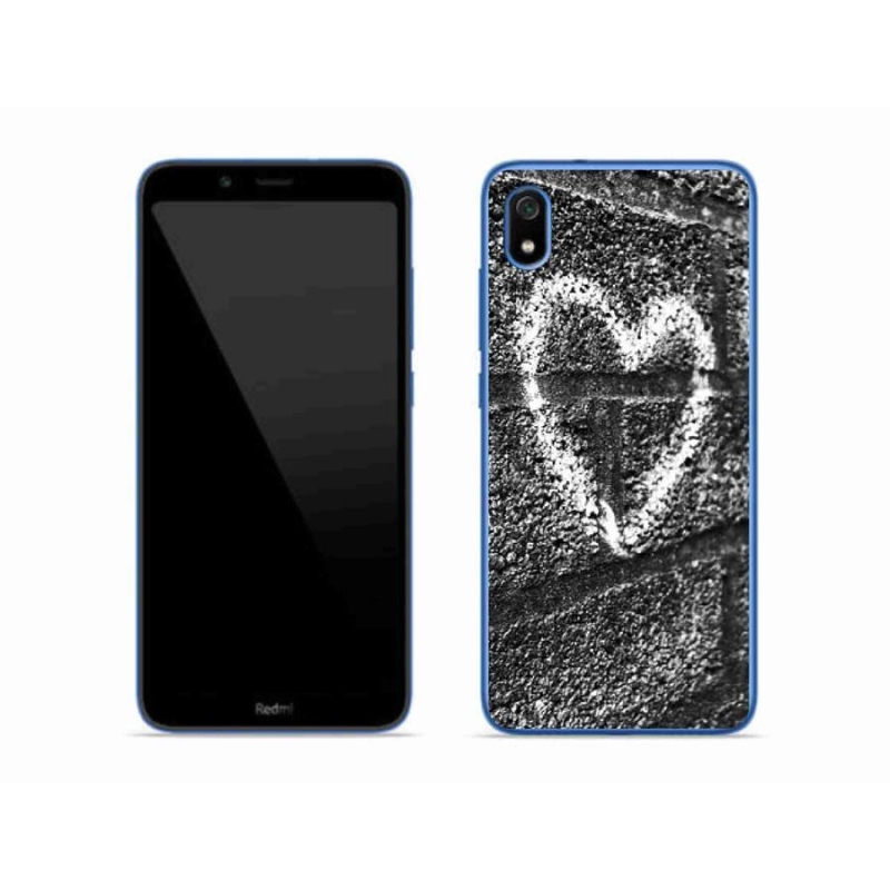 Gél borítás mmCase a Xiaomi Redmi 7A számára - szív a falon