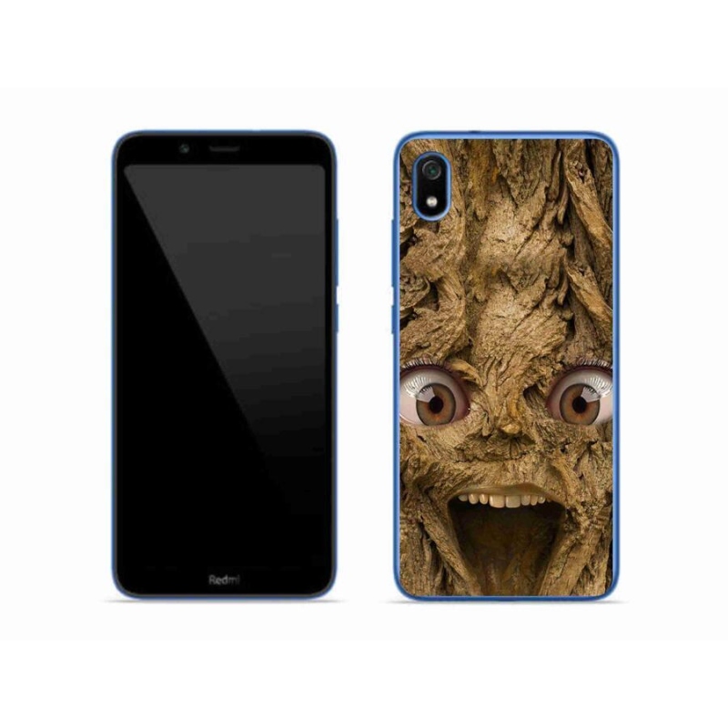 Gél borítás mmCase a Xiaomi Redmi 7A számára - vidám fa szemekkel