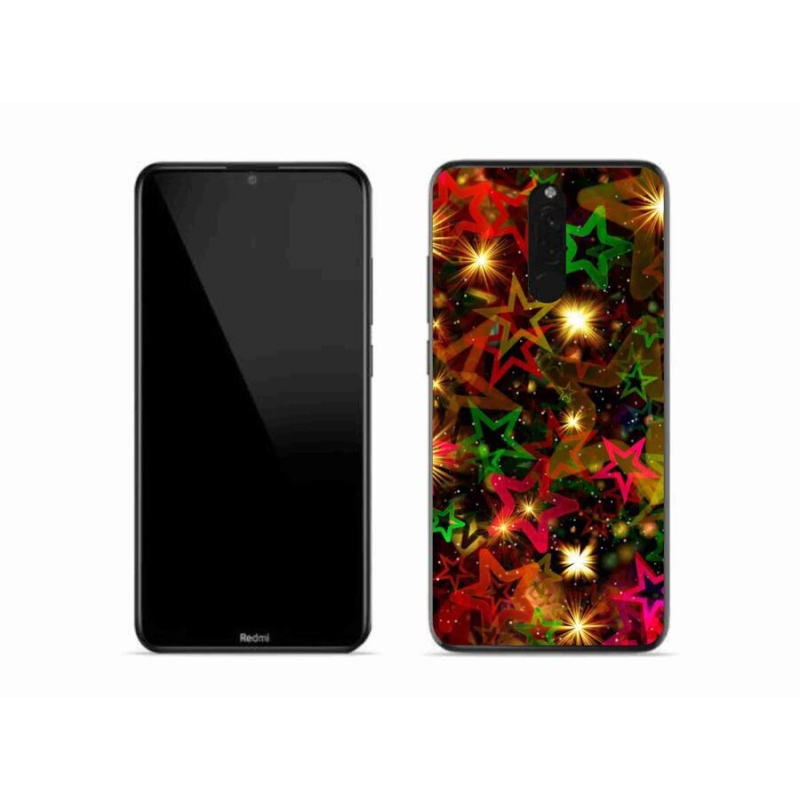 Gél borítás mmCase a Xiaomi Redmi 8-hoz - színes csillagok