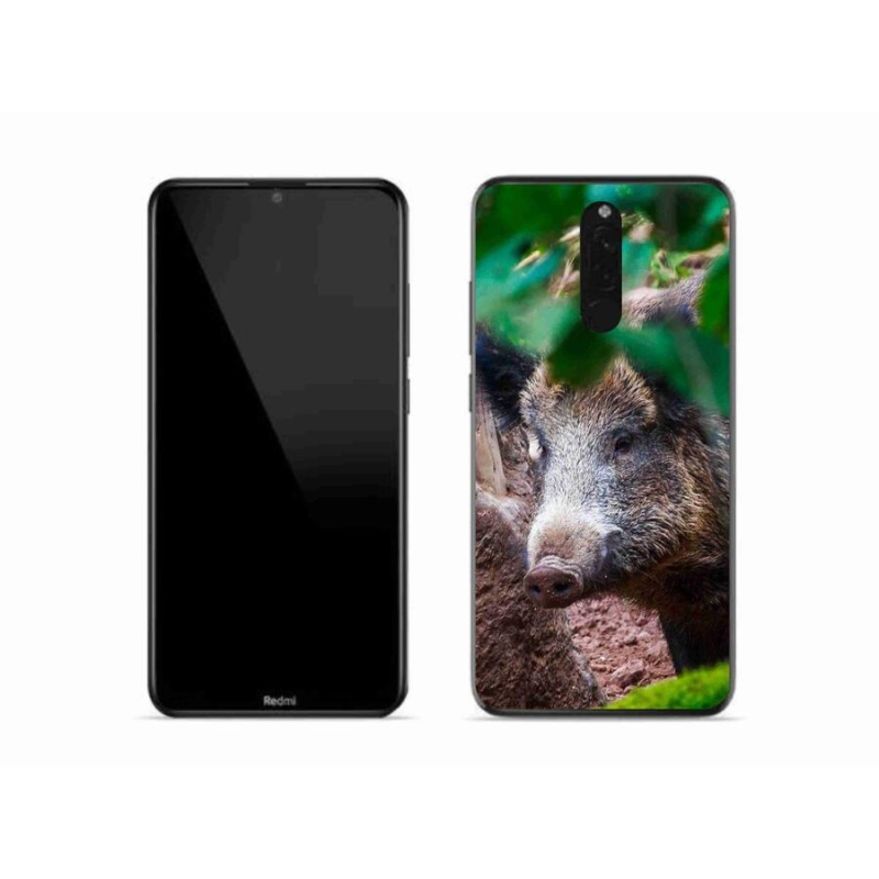 Gél borítás mmCase a Xiaomi Redmi 8-hoz - vaddisznó