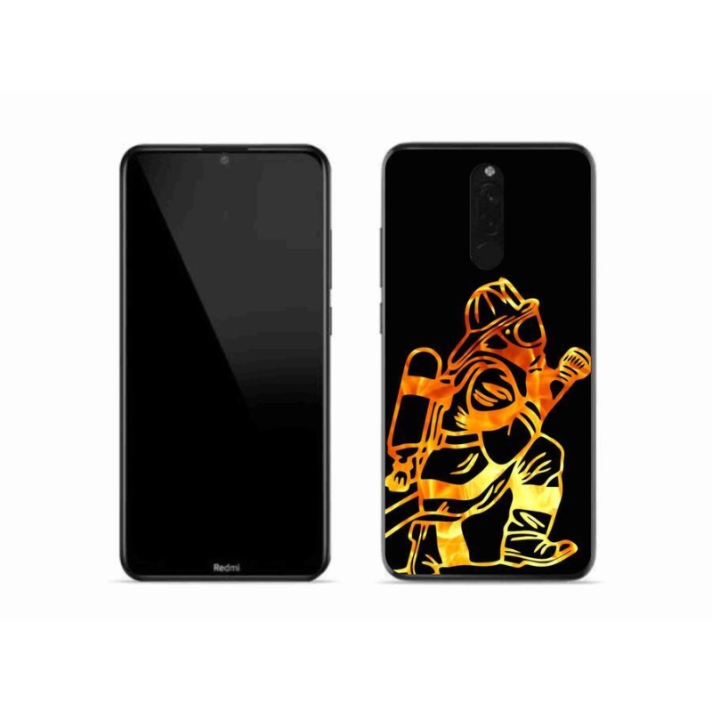 Gél borítás mmCase a Xiaomi Redmi 8-hoz - tűzoltó 1