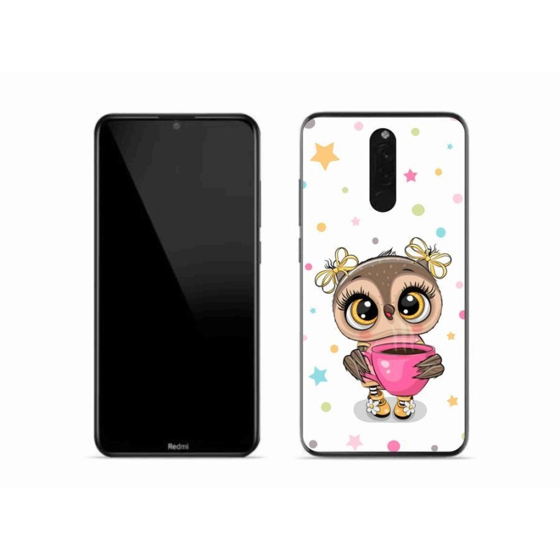 Gél borítás mmCase a Xiaomi Redmi 8-hoz - rajzfilm bagoly