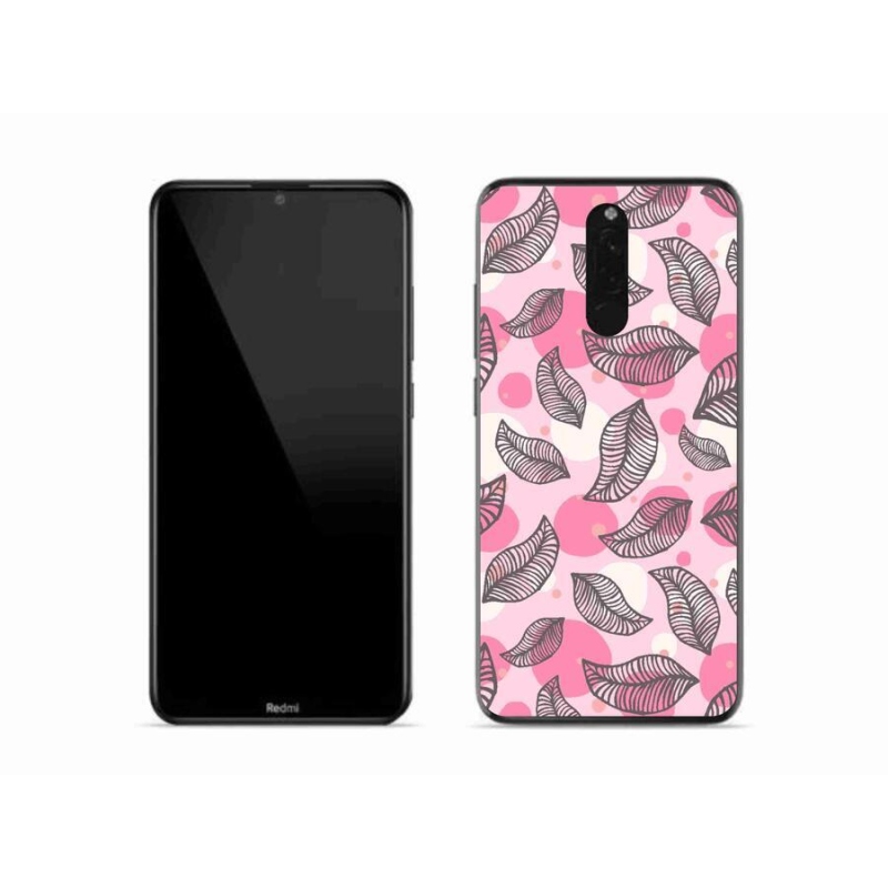 Gél borító mmCase a Xiaomi Redmi 8-hoz - rajzfilmes hulló levelek