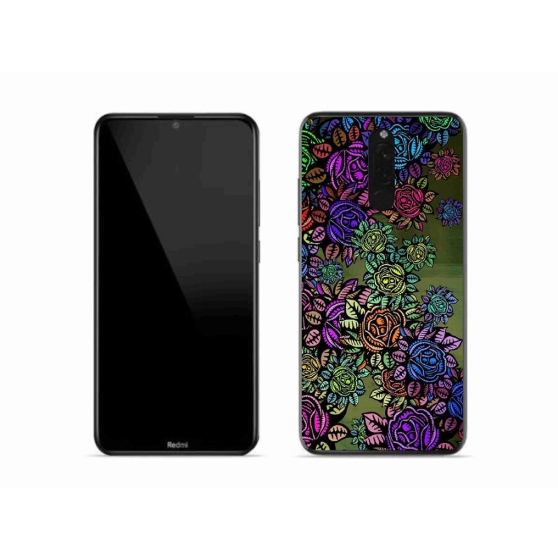 Gél borítás mmCase a Xiaomi Redmi 8 - virágok 6