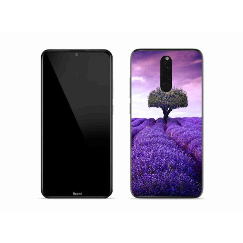 Gél borítás mmCase a Xiaomi Redmi 8-hoz - levendula rét
