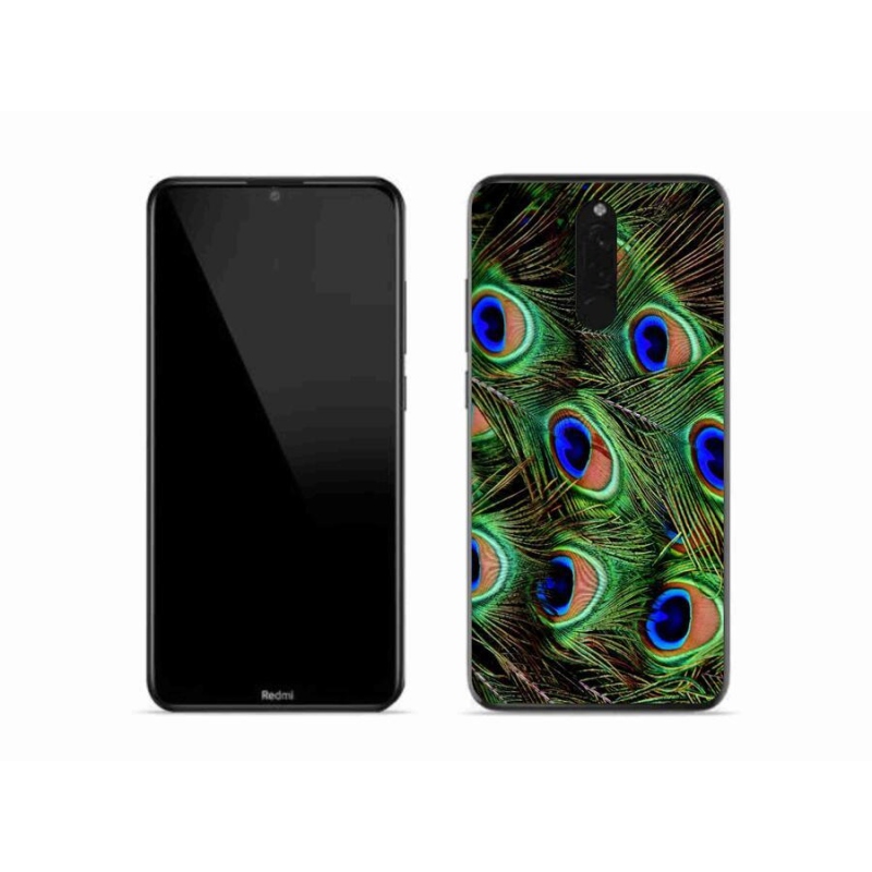 Gél borítás mmCase a Xiaomi Redmi 8-hoz - pávatoll