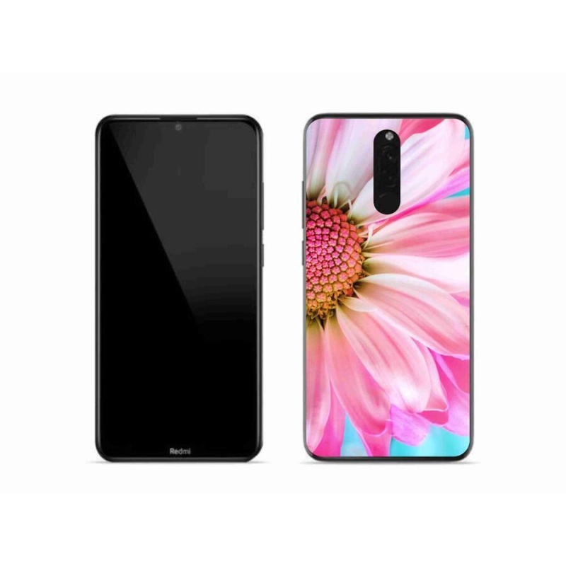 Gél borítás mmCase a Xiaomi Redmi 8-hoz - rózsaszín virág