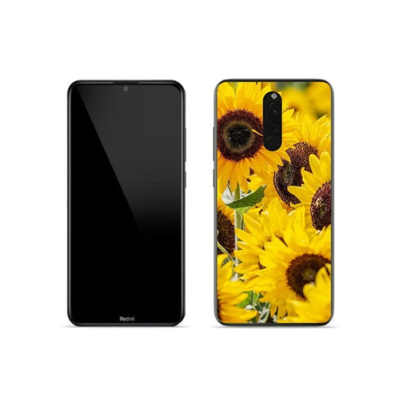 Gél borítás mmCase a Xiaomi Redmi 8-hoz - Napraforgó