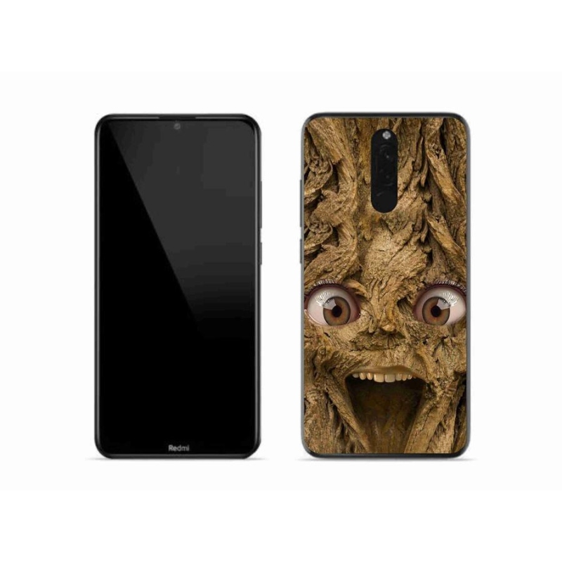 Gél borító mmCase a Xiaomi Redmi 8-hoz - vidám fa szemekkel