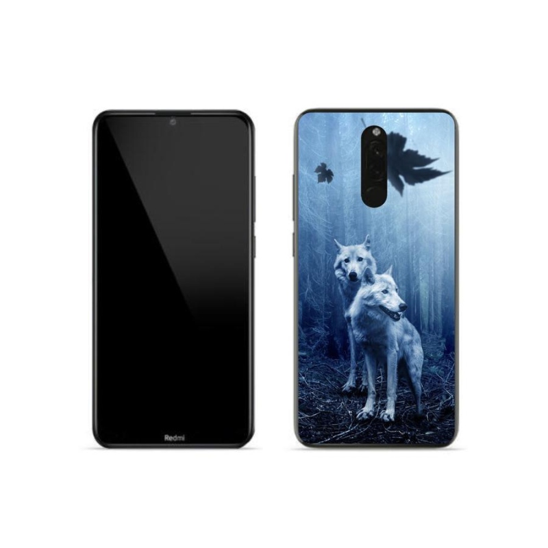 Gél borítás mmCase a Xiaomi Redmi 8-hoz - farkasok az erdőben