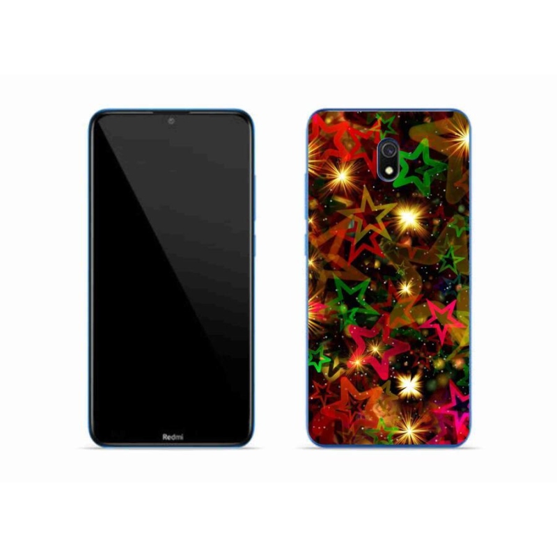 Gél borítás mmCase a Xiaomi Redmi 8A számára - színes csillagok