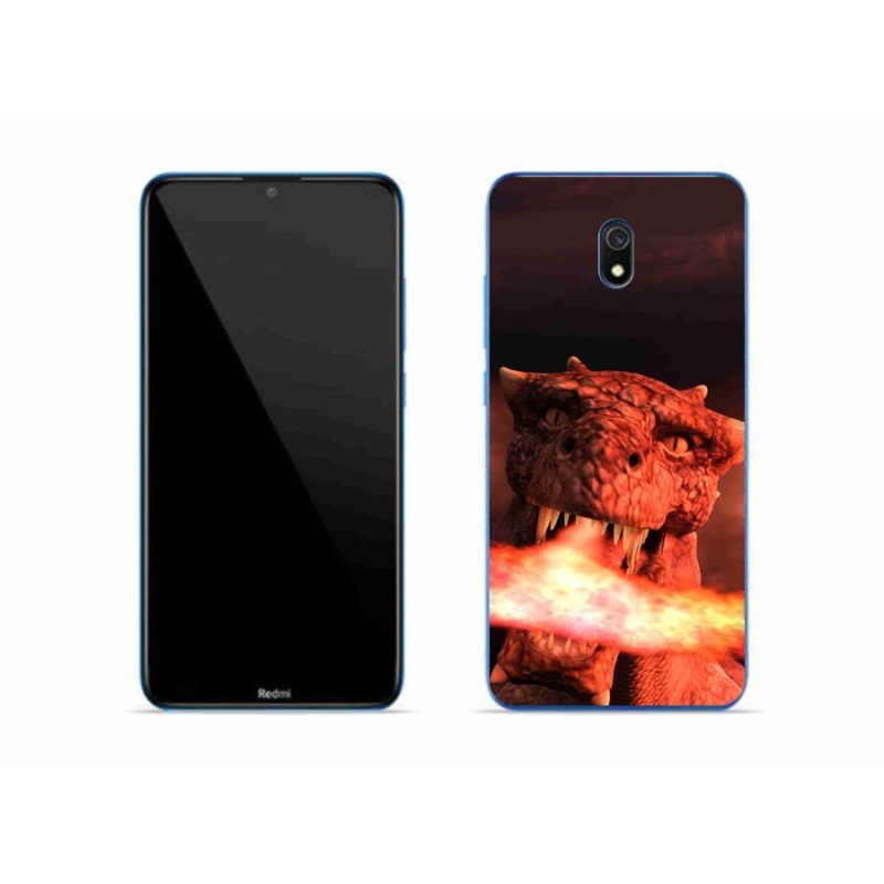 Gél borítás mmCase a Xiaomi Redmi 8A számára - sárkány