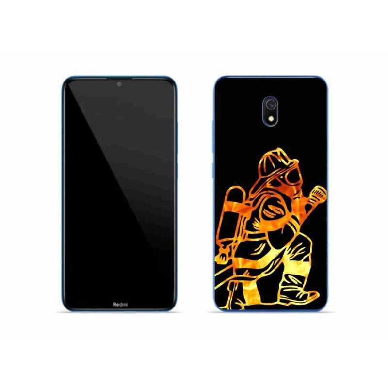 Gél borítás mmCase a Xiaomi Redmi 8A számára - tűzoltó 1