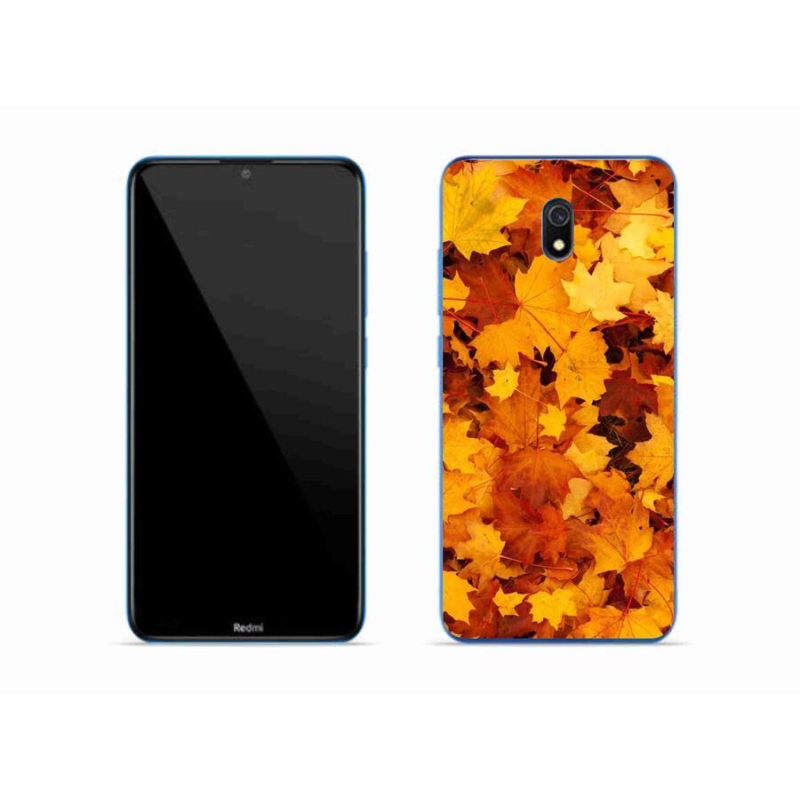 Gél borítás mmCase a Xiaomi Redmi 8A számára - juharlevelek