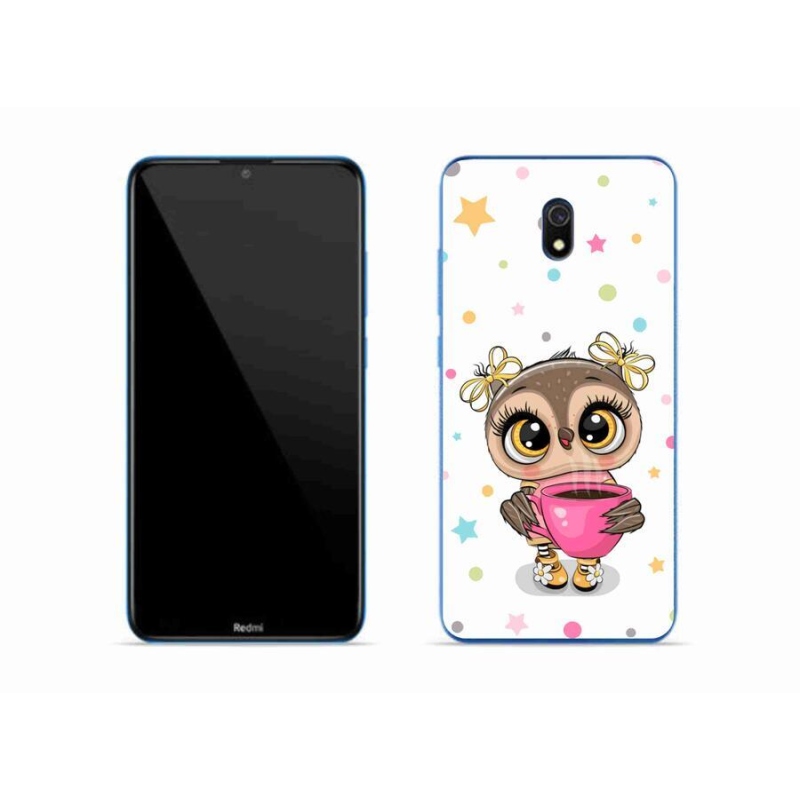 Gél borítás mmCase a Xiaomi Redmi 8A számára - rajzfilm bagoly