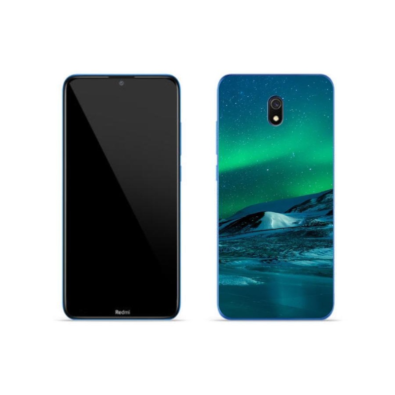Gél borítás mmCase a Xiaomi Redmi 8A számára - sarki fény