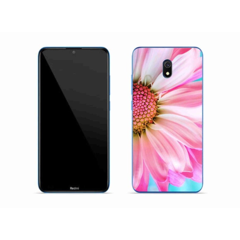 Gél borítás mmCase a Xiaomi Redmi 8A számára - rózsaszín virág