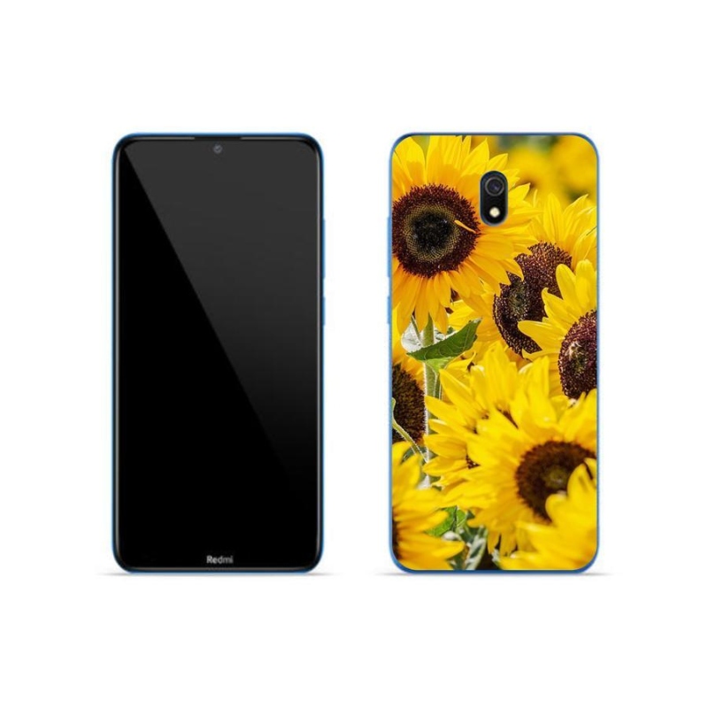 Gél borítás mmCase a Xiaomi Redmi 8A számára - Napraforgó