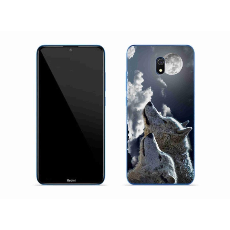 Gél borítás mmCase a Xiaomi Redmi 8A számára - farkasok